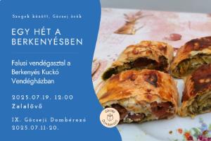 Egy ht a Berkenysben - Falusi vendgasztal Zalalvn