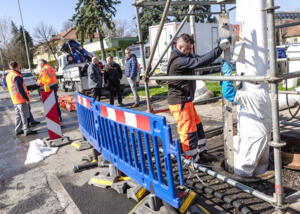 Szennyvz-rekonstrukci a Kztrsasg- s a Kaszahzi ton