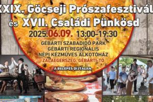 XXIX. Göcseji Prószafesztivál és XVII. Családi Pünkösd