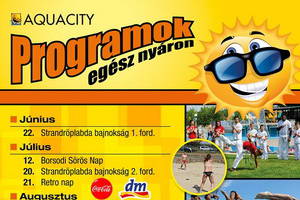 Borsodi nap az AquaCity-ben