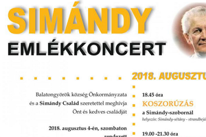 Simndy Emlkkoncert