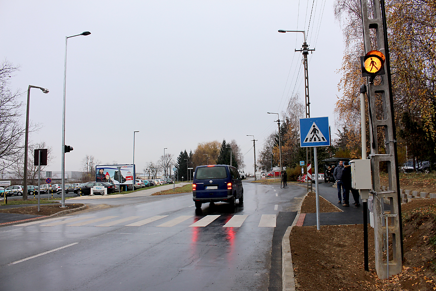 Gyalogos átkelőhely létesítése